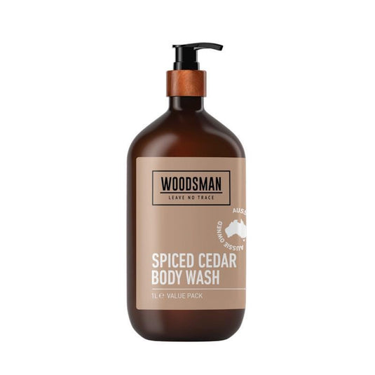Woodsman Spiced Cedar Body Wash 1 Litre