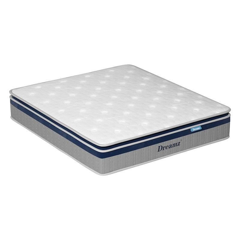 Load image into Gallery viewer, DreamZ Spring Mattress Pillow Top 7 Zone Pocket Spring  Memory Foam 32CM Double

