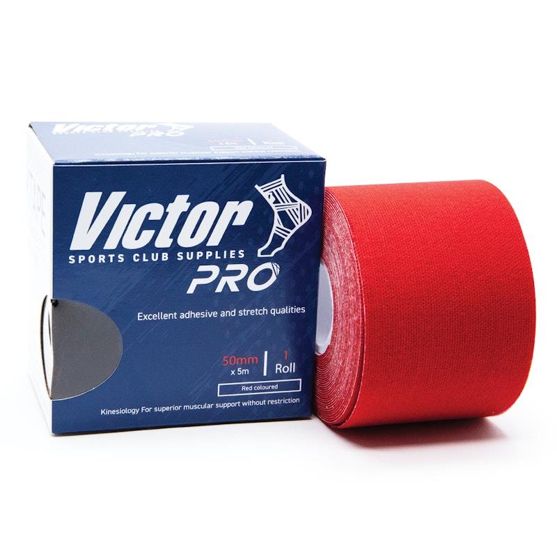 Load image into Gallery viewer, Victor Pro K-Tape 50mm x 5m Red
