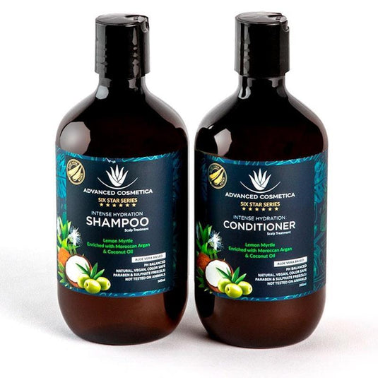Advanced Cosmetica Six Star Series Intense Hydration Shampoo & Conditioner (500ml) Bundle