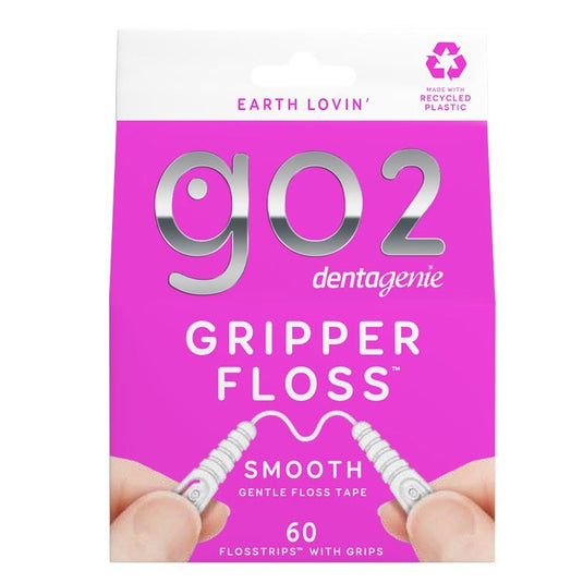 Dentagenie Gripper Smooth Flosstrips with Grips 60pk