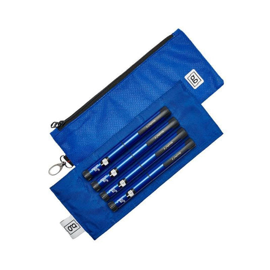 Glucology Zip Wallet Blue