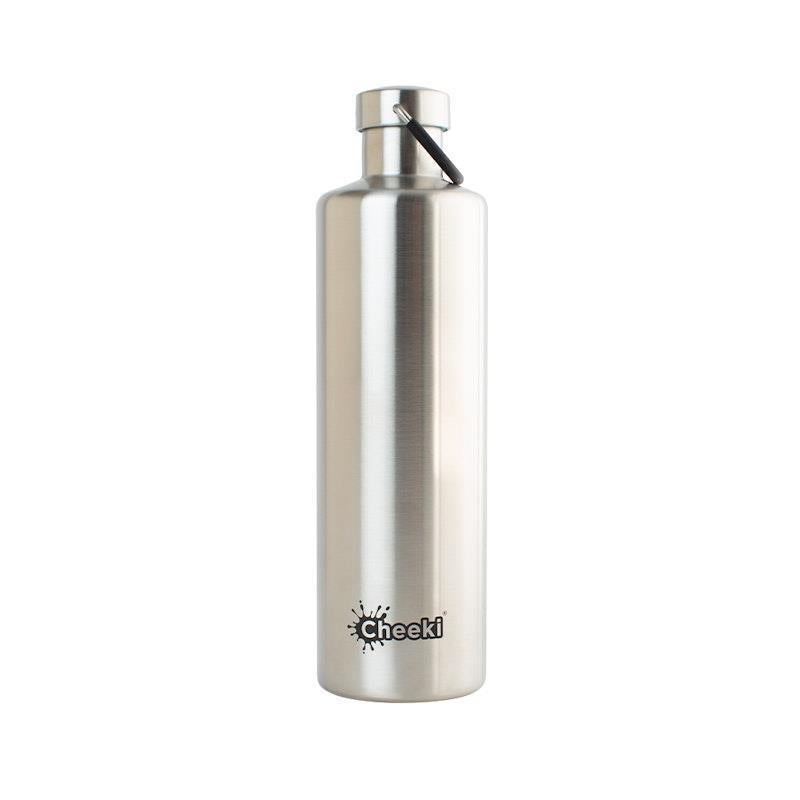 Load image into Gallery viewer, Cheeki 1 Litre Insulated Classic Bottle Silver
