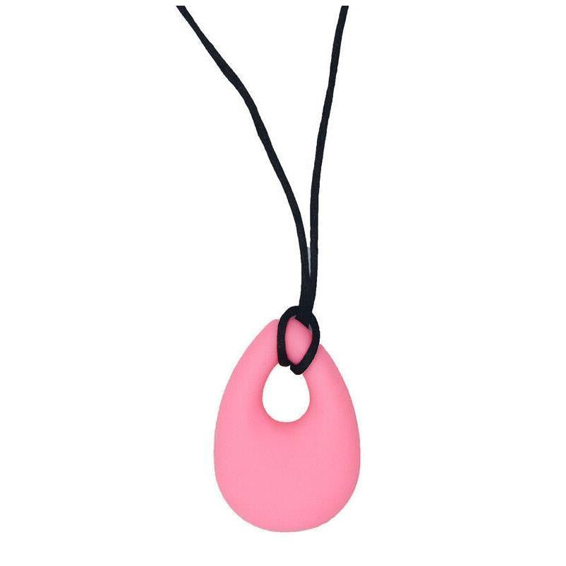 Load image into Gallery viewer, Sensory Safari Sensory Necklace Tear Drop Pink
