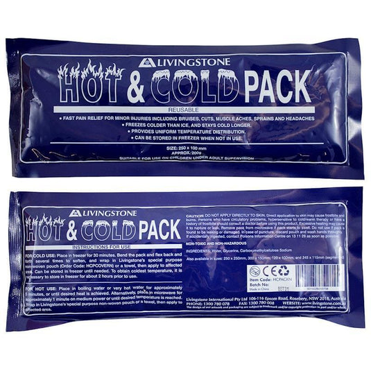 Livingstone Hot and Cold Pack 200g 10 x 25cm