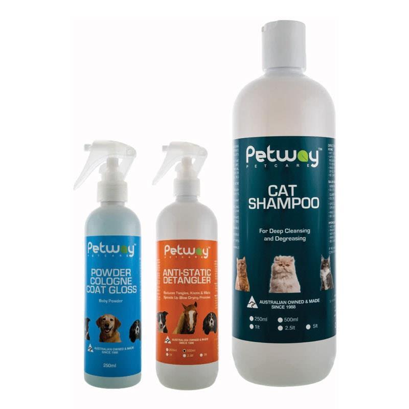 Load image into Gallery viewer, Petway Cat Shampoo and Detangle Grooming Pack Bundle
