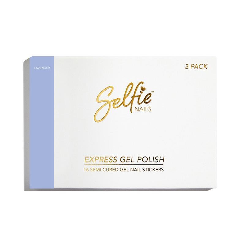 Load image into Gallery viewer, Selfie Nails Express Gel Polish Lavender 3 Pack
