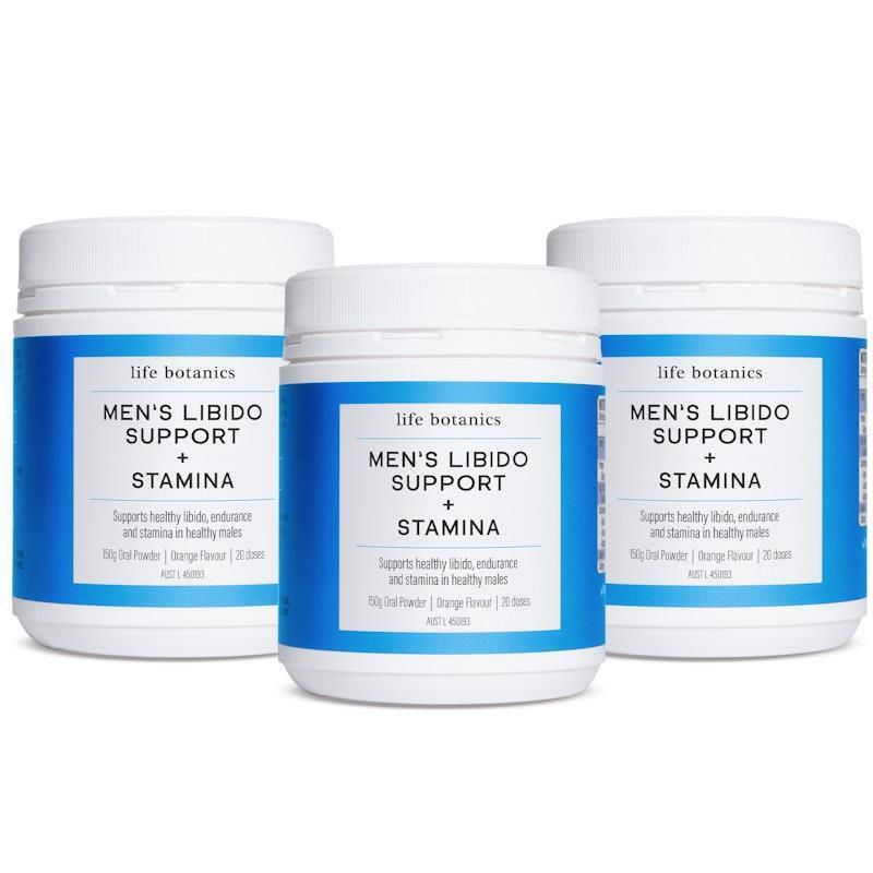 Load image into Gallery viewer, Life Botanics Men’s Libido Powder 3x150g Pack
