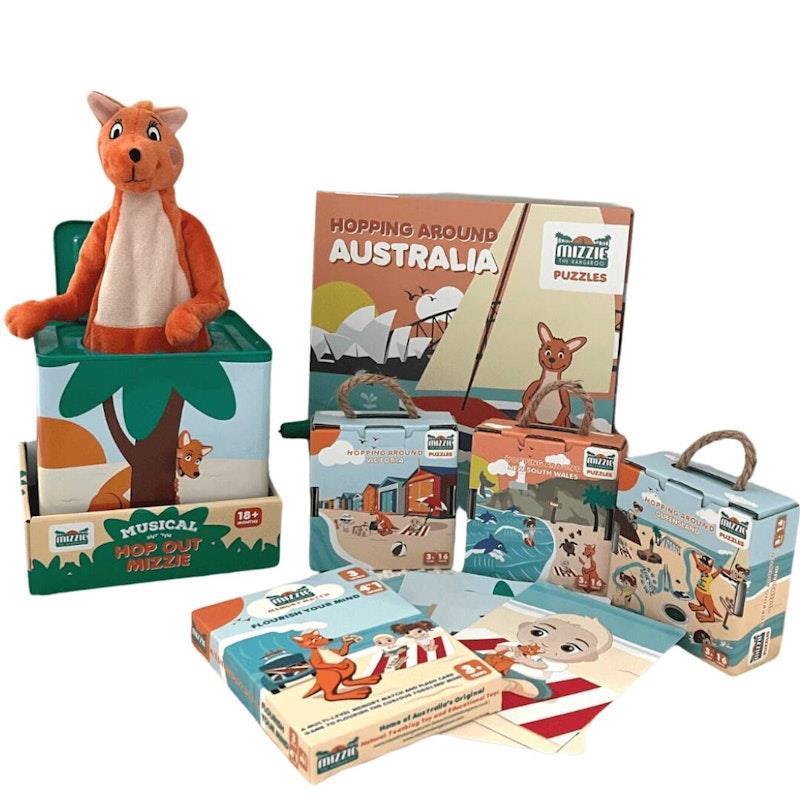 Load image into Gallery viewer, Mizzie The Kangaroo Ultimate Toddler Gift Set
