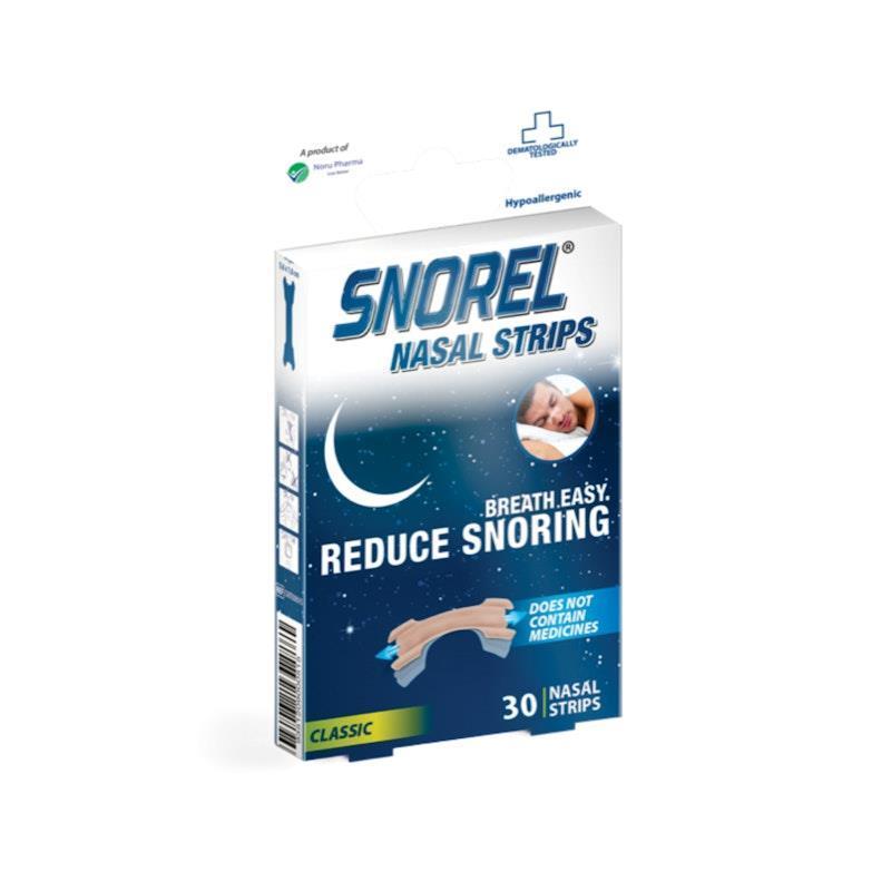 Load image into Gallery viewer, Snorel Snore Reducing Nasal Strips 30strips
