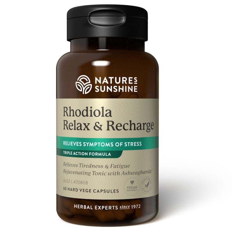 Load image into Gallery viewer, Nature's Sunshine Rhodiola Relax 60Capsules
