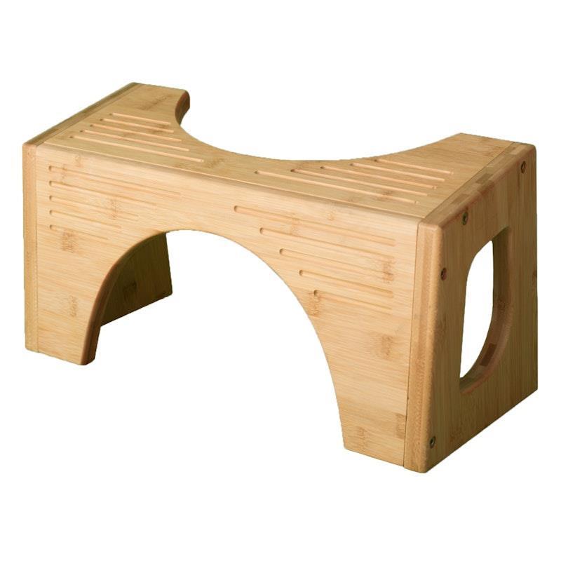 Load image into Gallery viewer, Squatty Potty Flip Bamboo Stool 7 &amp; 9 Inch
