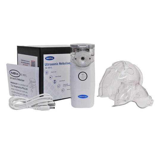 MedeScan Portable & Rechargeable Ultrasonic Mesh Nebuliser 1unit