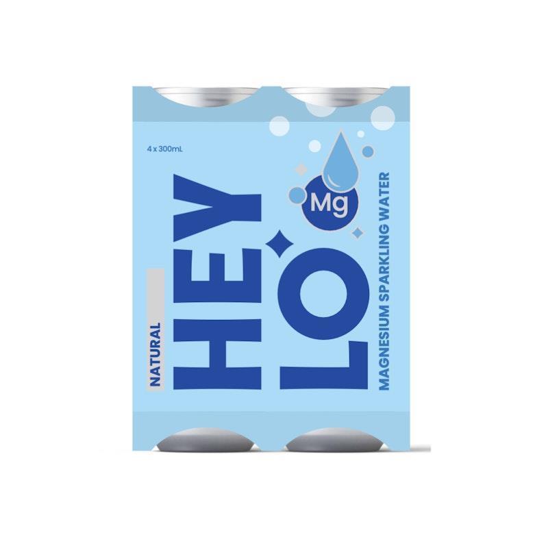 Load image into Gallery viewer, Heylo Magnesium Sparkling Water - Mind - Natural 4x300ml

