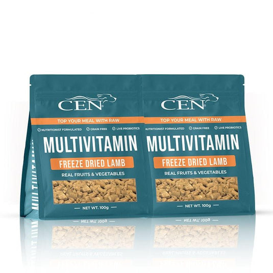 CEN Dog Multivitamin Chews Freeze Dried Lamb 100g 2Pack