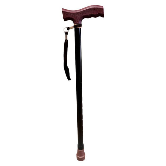 Livingstone Walking Stick Aluminium Adjustable 68-90 cm Black
