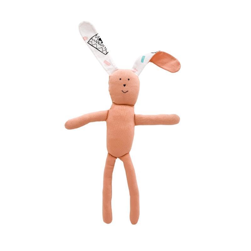 Load image into Gallery viewer, Baby Loves Sleep - Bunny Hugs Giving Doll - Peach Pink 1Piece
