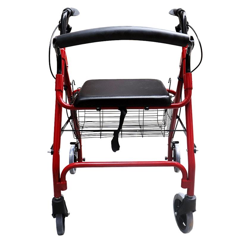 Load image into Gallery viewer, Livingstone Aluminium Rollator with Handbrake &amp; Basket Adjustable 79-90cm
