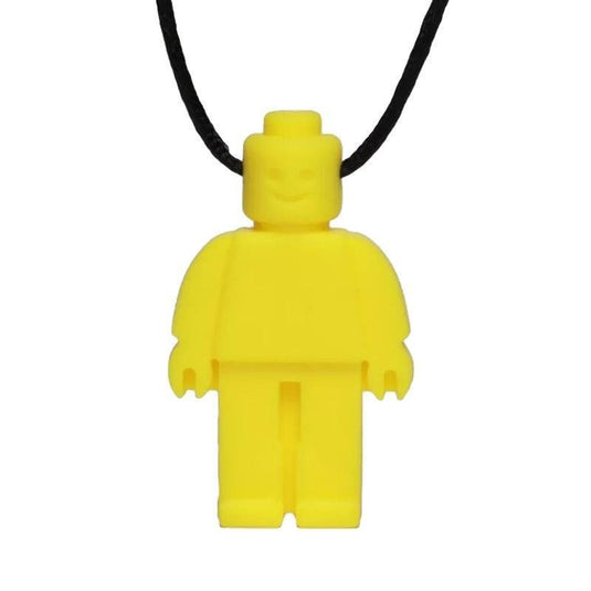 Sensory Safari Sensory Necklace Block Man Yellow