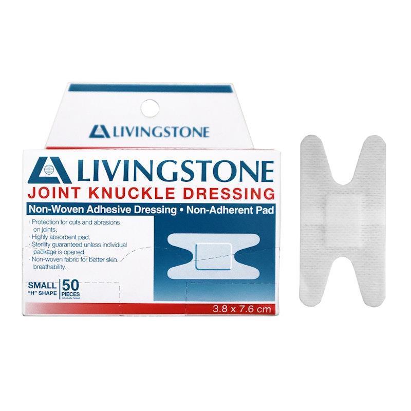 Load image into Gallery viewer, Livingstone Adhesive Joint Knuckle Dressing Non-Adherent Pad Small 3.8 x 7.6cm 50 Pieces/Box

