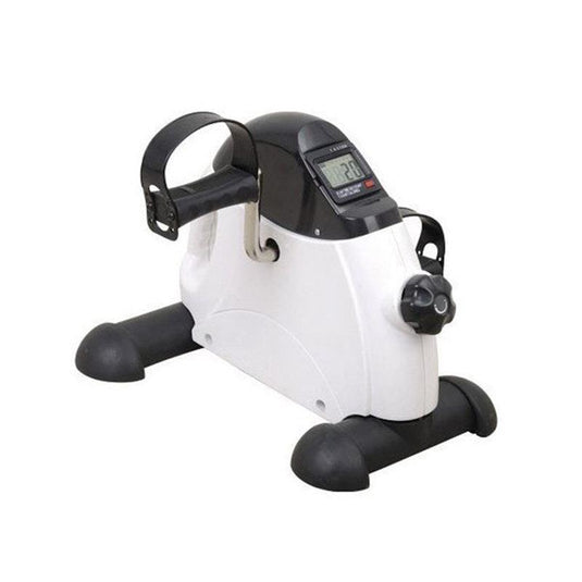 Powertrain Mini Exercise Bike Pedal Exerciser for Arms and Legs White