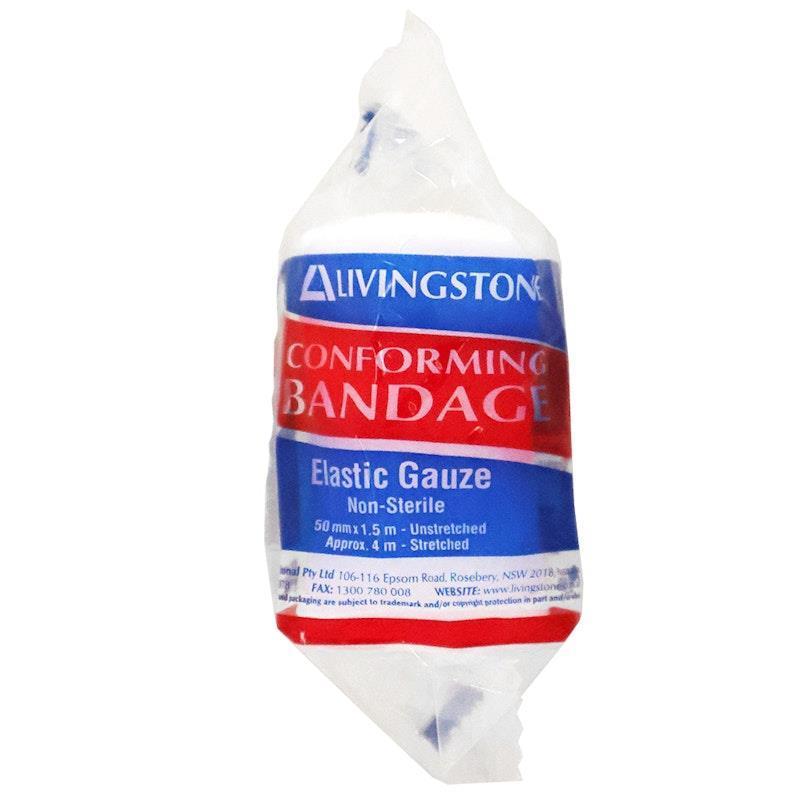 Load image into Gallery viewer, Livingstone Conforming Bandage with Clips 50mm x 4m 12 Pieces/Pack
