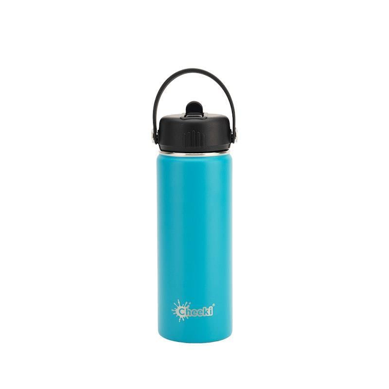 Load image into Gallery viewer, Cheeki 600ml Insulated Adventure Bottle Aqua
