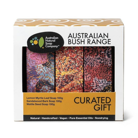 Australian Natural Soap Company Australian Bush Range Gift Pack 3Units