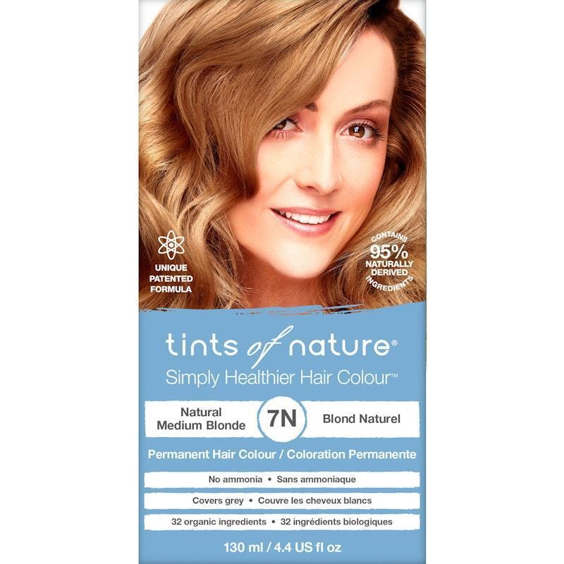 Load image into Gallery viewer, Tints of Nature 7N Natural Medium Blonde Permanent Hair Dye 130ml
