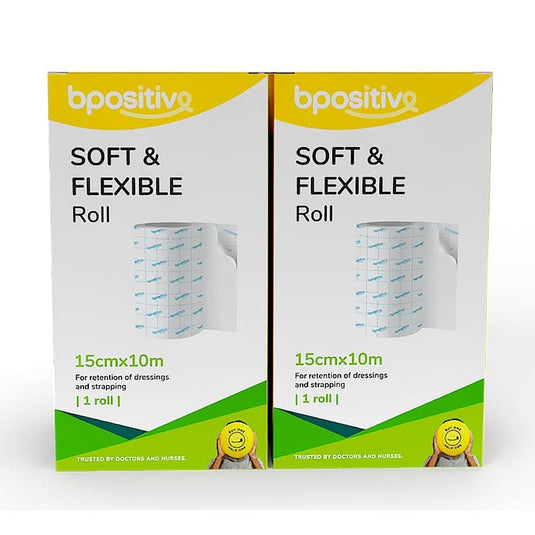bpositive Soft & Flexible Roll 15cmx10m 2Pack