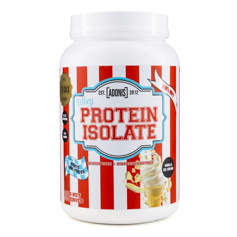 Load image into Gallery viewer, Adonis Gear Whey Protein Isolate (100% WPI) - Vanilla Ice Cream - 900g 30Serves
