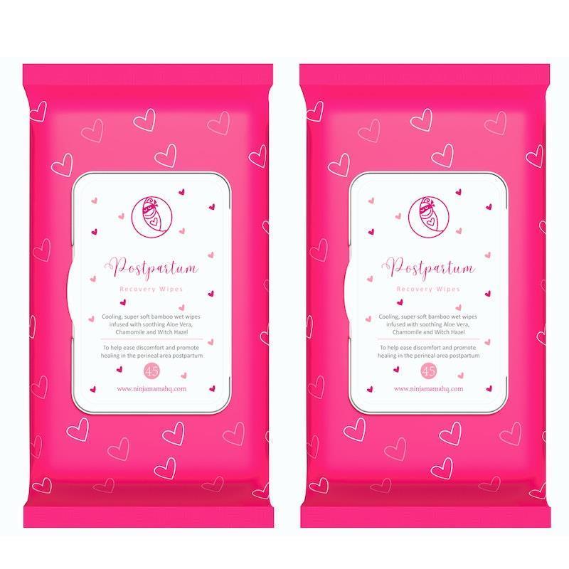 Load image into Gallery viewer, Ninja Mama Postpartum Recovery Wipes (45 Wipes) Twin Pack

