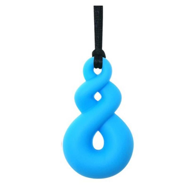 Load image into Gallery viewer, Sensory Safari Sensory Necklace Twisted Blue
