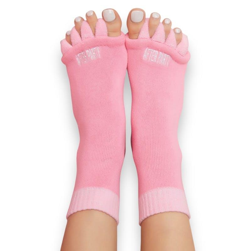 Load image into Gallery viewer, High Heel Jungle After Party Soft Foot Alignment Socks Pink
