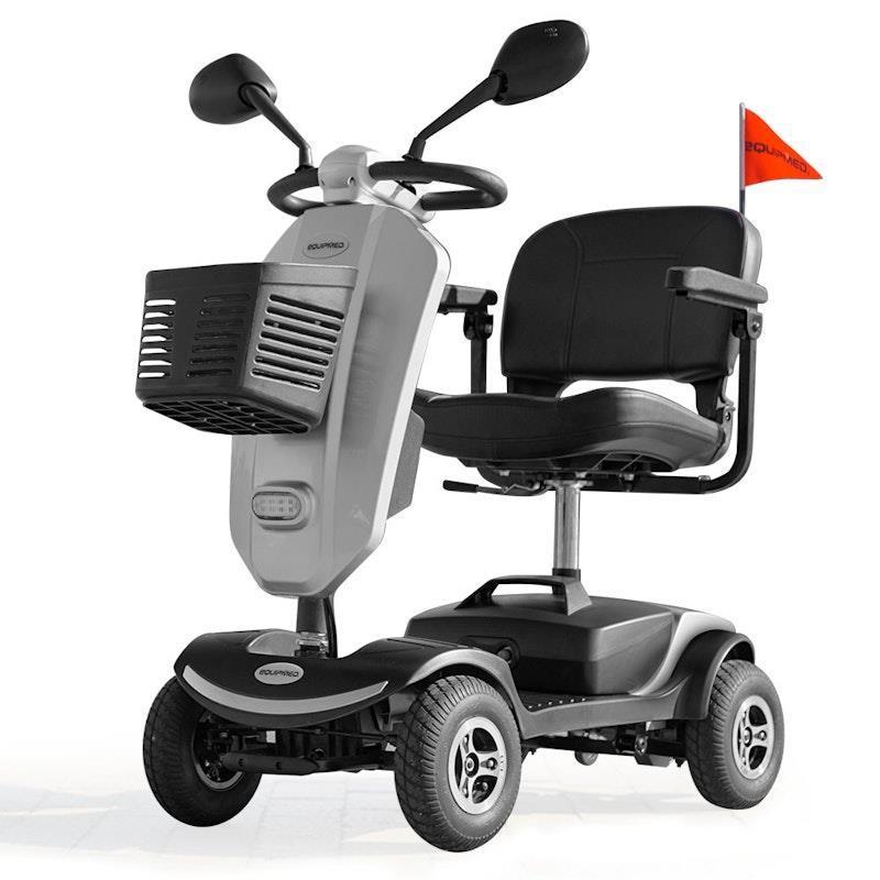 Load image into Gallery viewer, Equipmed Electric Mobility Scooter For Elderly Pathline (Silver)
