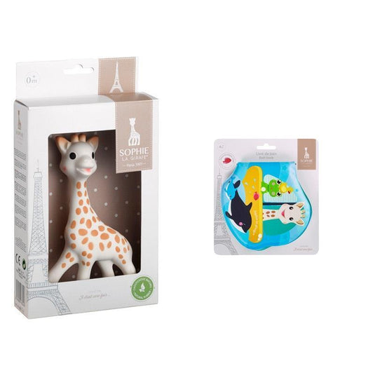 Sophie la girafe and Bath Book bundle Gift Set