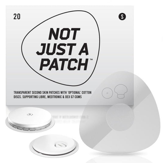 Not Just a Patch CGM Patches for Freestyle Libre and Medtronic -Clear 20Pack