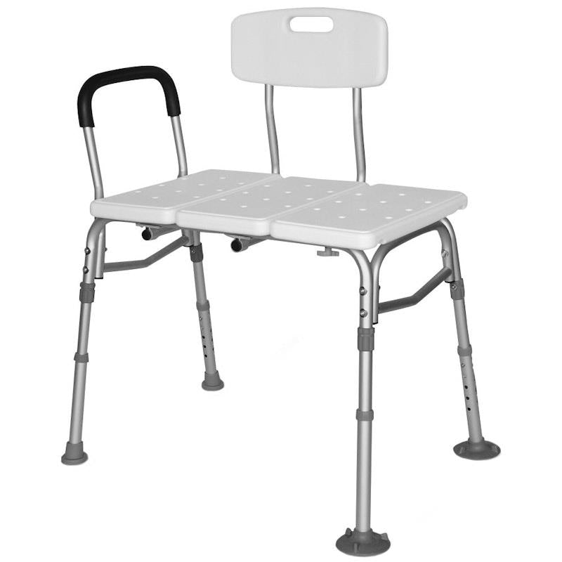 Load image into Gallery viewer, Equipmed Bath Transfer Bench Chair 125kg Max Capacity White
