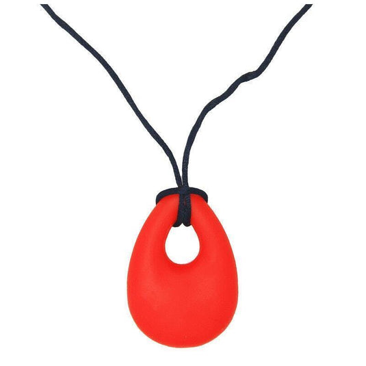 Sensory Safari Sensory Necklace Tear Drop Red
