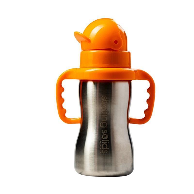 Load image into Gallery viewer, Starting Solids Australia Bubbie Tumbler Orange Sherbert
