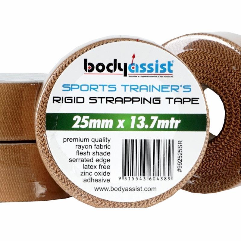 Load image into Gallery viewer, BodyAssist Rigid Strapping Tape - Feet 2.5cm x 13.7m x 6 Rolls Bundle
