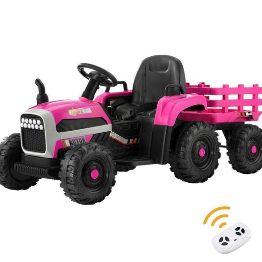 Mazam Kids Ride On Car Tractor 12V Electric Battery Remote Control Pink