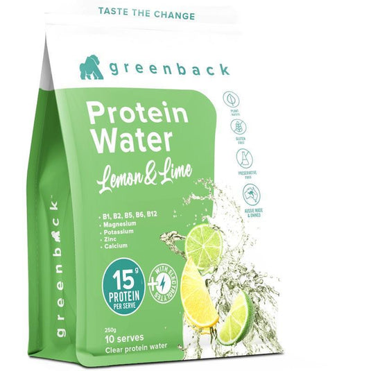 Greenback Protein Water Lemon & Lime 1Pack