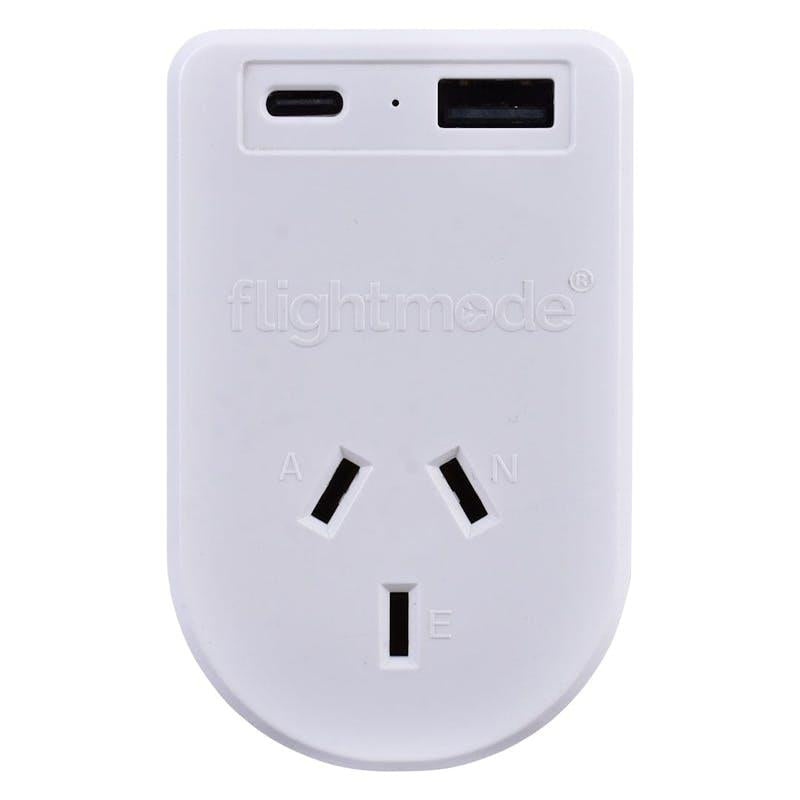 Load image into Gallery viewer, Flightmode Outbound AU/NZ to EUROPE/BALI Travel Adaptor with USB Type C &amp; A 1Unit
