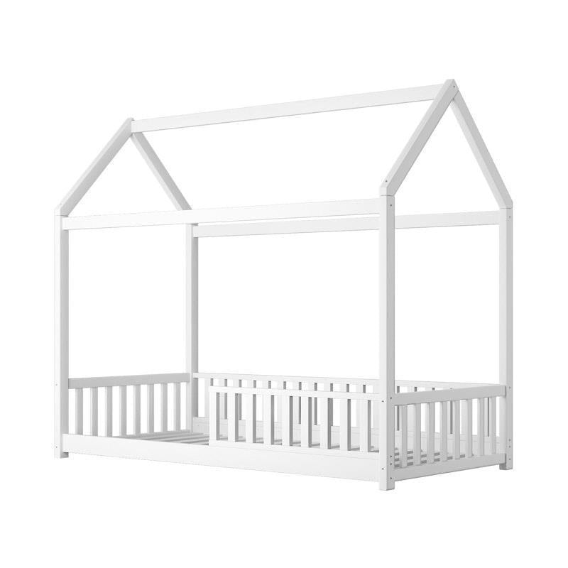 Load image into Gallery viewer, Oikiture Bed Frame Kids Wooden Timber House Frame Single
