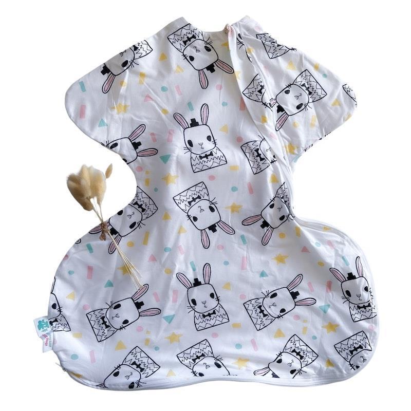 Load image into Gallery viewer, Baby Loves Sleep Sleepy Hugs Extra-Wide Sack (Hip Dysplasia) - Some Bunny Loves You (All Seasons) 0-3M
