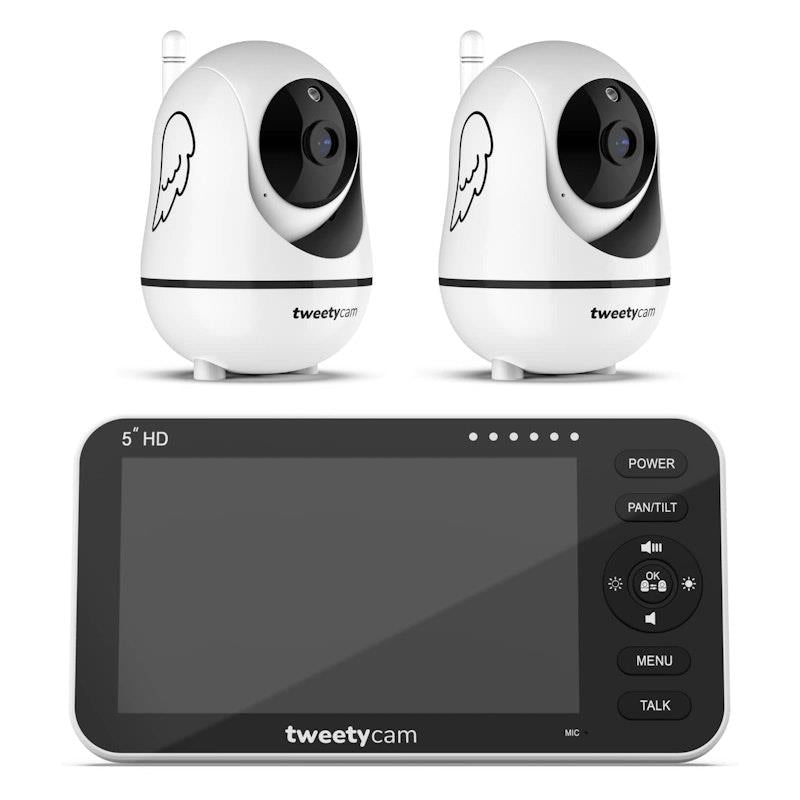Load image into Gallery viewer, Tweetycam Baby Monitor Bundle with 2 Cameras
