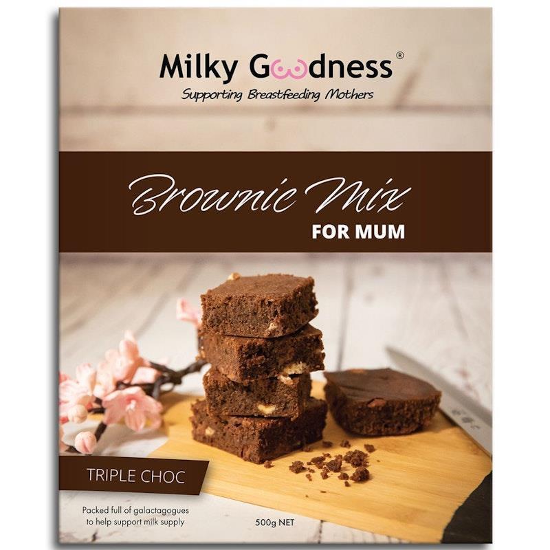 Load image into Gallery viewer, Milky Goodness Triple Chocolate Brownie Mix 500g
