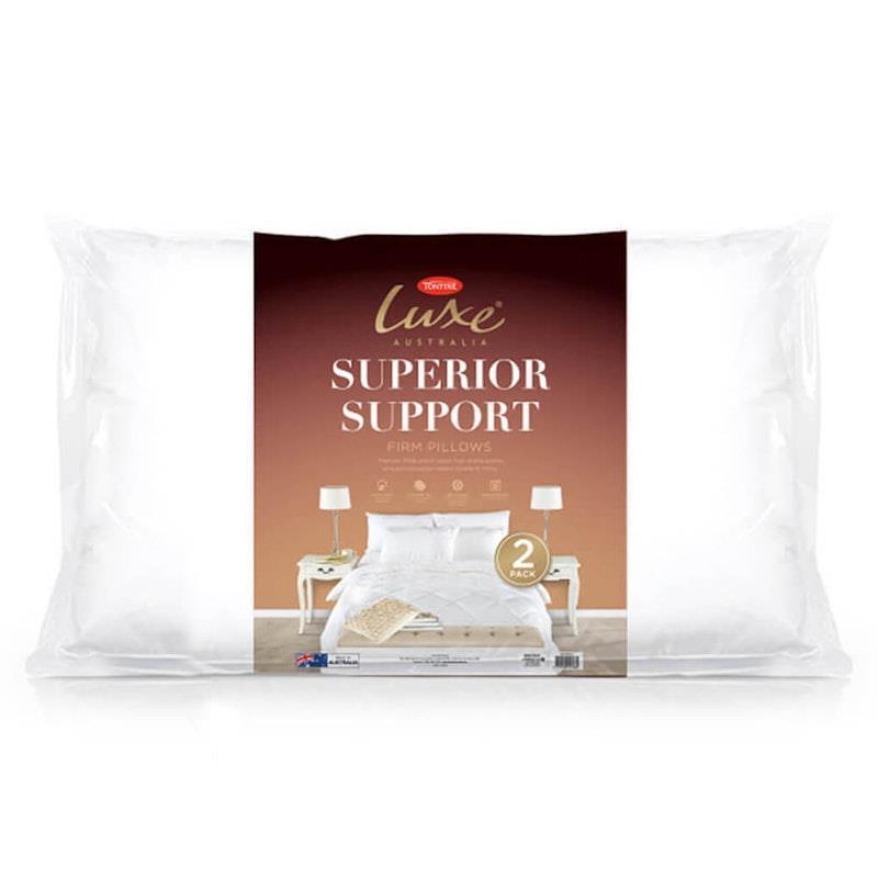 Load image into Gallery viewer, Tontine  Luxe Superior Support Sleeping Pillow - High &amp; Firm 2PK Set
