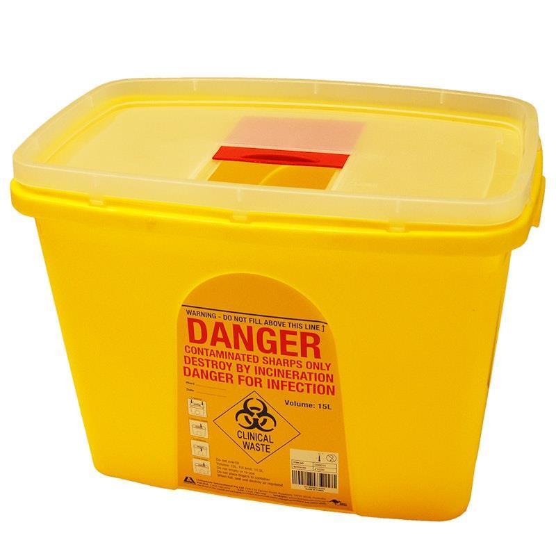 Load image into Gallery viewer, Livingstone Needles Sharps Waste Collector 15L
